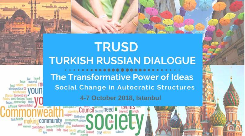Open call for TRUSD (Turkish-Russian Dialogue), 4-7 October 2018 in Istanbul, Şile